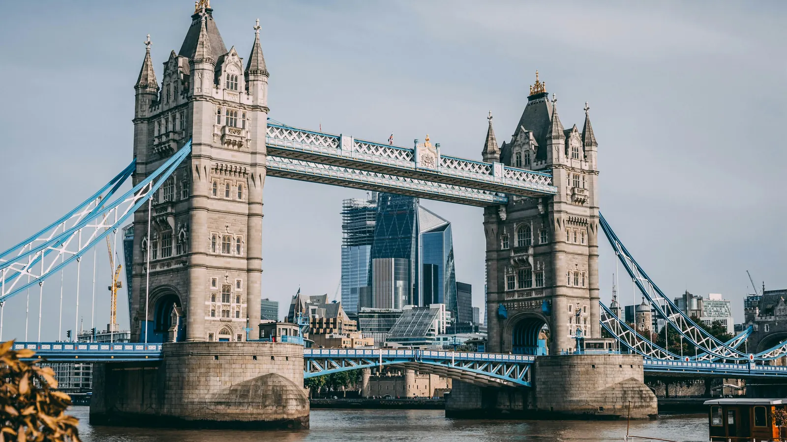 Tower Bridge over the River Thames in London